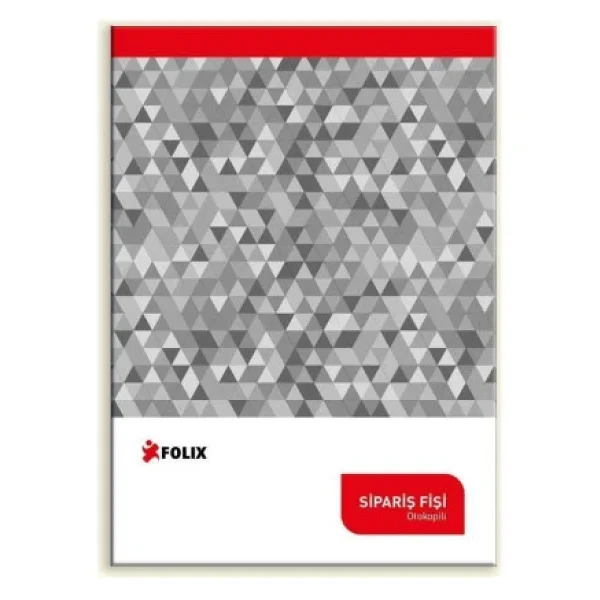 Folix Sipariş Fişi 18,5 X 26 Cm - 5 / 50 2 Nüsha Otokopili Flx-800072 - Görsel 4