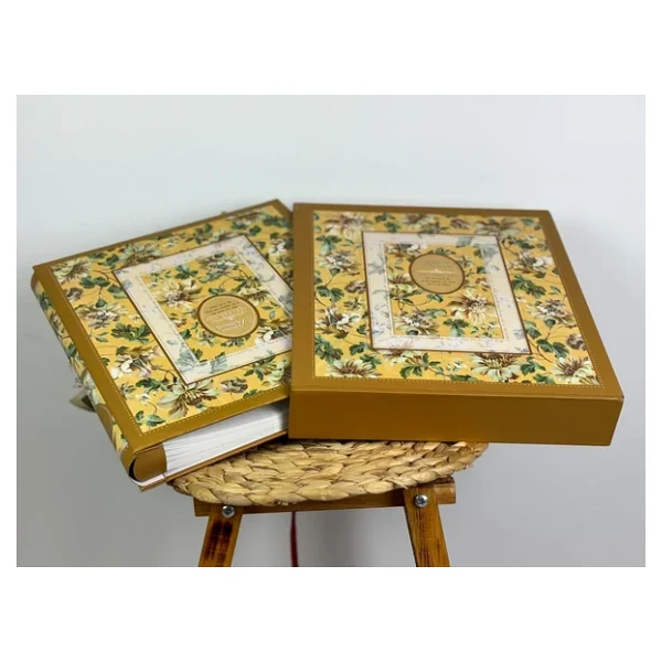 Rabsev 10x15cm 500 Fotoğraf Kapasiteli Kutulu Çiçek Desenli Lüks Ofset Fotoğraf Albümü - Görsel 7