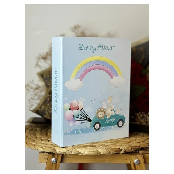 Rabsev Rs306 Fotoğraf Albümü 10x15cm 200 Fotoğraf Kapasiteli Baby Desenli Lüks Albüm - Görsel 3