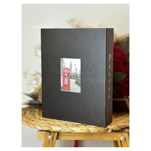 Rabsev Fotoğraf Albümü 10x15cm 200 Fotoğraf Kapasiteli Renkli Telephone Desenli Anı Albümü - Görsel 7