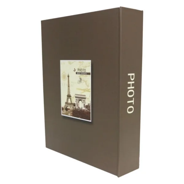 Rabsev Rs4602-2 Fotoğraf Albümü 10x15cm 200 Fotoğraf Kapasiteli Eyfel Kulesi Desenli Anı Albümü - Görsel 5