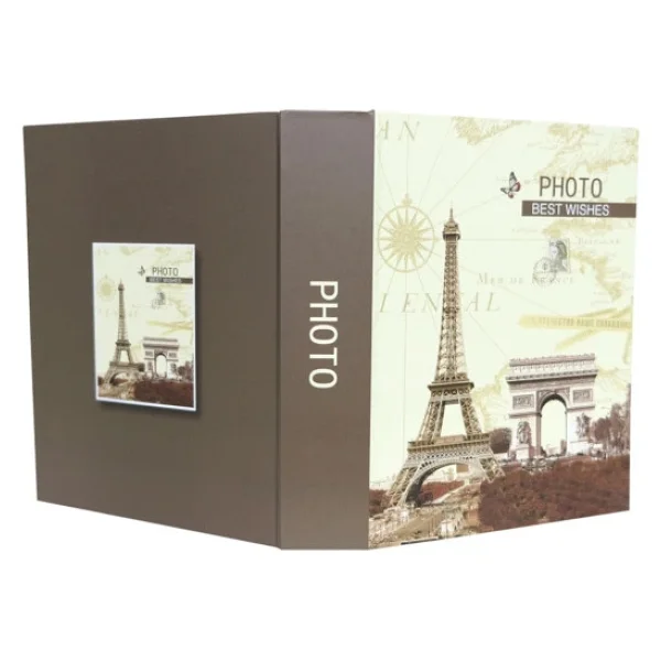 Rabsev Rs4602-2 Fotoğraf Albümü 10x15cm 200 Fotoğraf Kapasiteli Eyfel Kulesi Desenli Anı Albümü - Görsel 6