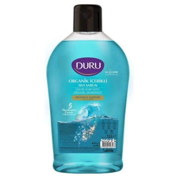 Duru Organik İçerikli Okyanus Tazeliği Sıvı Sabun 1.5 Lt - Görsel 4