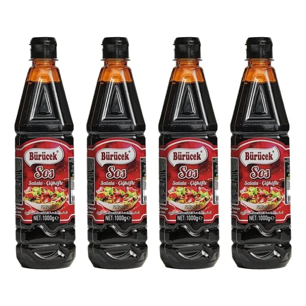 Bürücek Salata Ve Çiğ Köfte Sosu 1000 Ml 4 Lü - Görsel 3