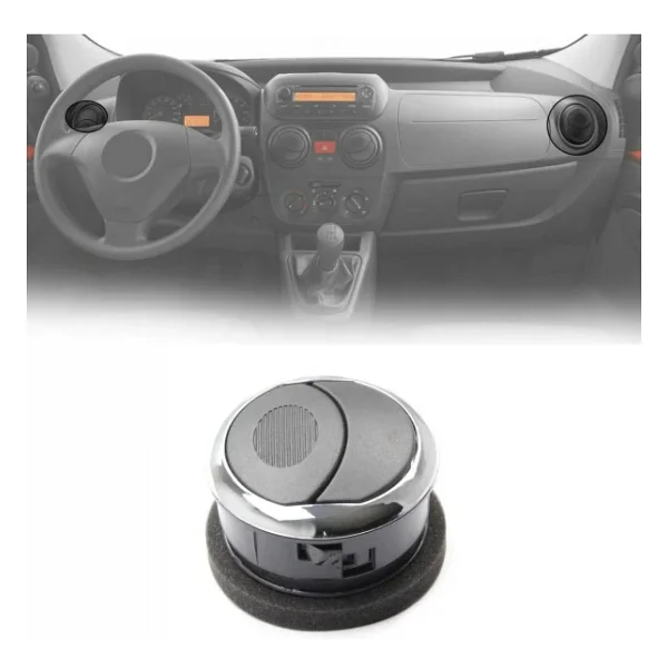 Peugeot Bipper Havalandirma Izgarasi Krom Yan 2008-2020 1 Adet - Görsel 3