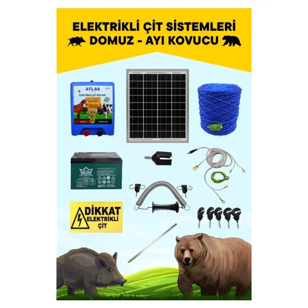 Atlas Elektrıklı Cıt 5 Yıl Garantı 1000mt Set Omurluk Urun No2 - Görsel 3