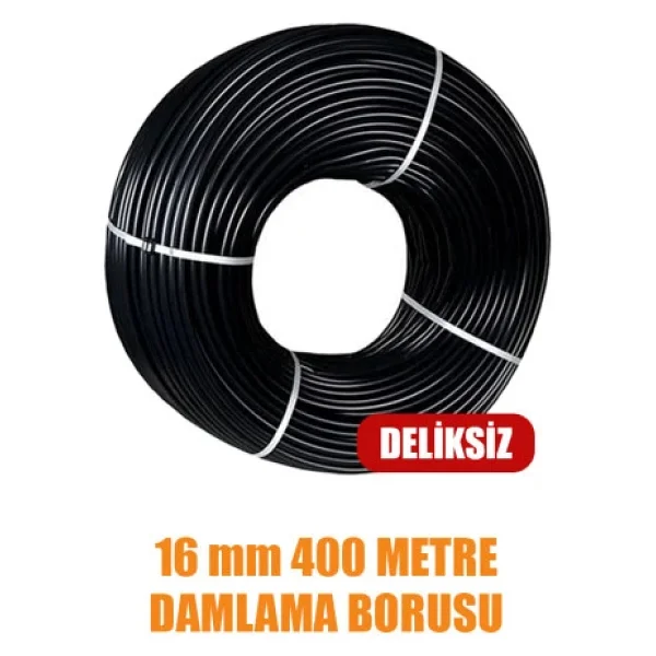16 Mm Damlama Borusu 400 Metre Delıksız Damla Sulama Hortumu Sulama Sıstemı - Görsel 5