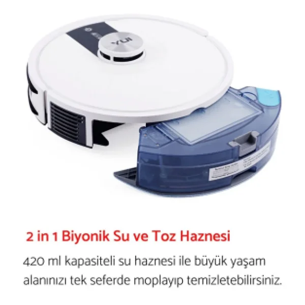 Yui S7 Nomopzone Mop Akıllı Robot Süpürge - Görsel 4