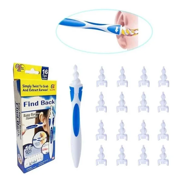 Find Back Pratik Kulak Temizleme Aparati Silikon Kit Ear Claning - Görsel 6