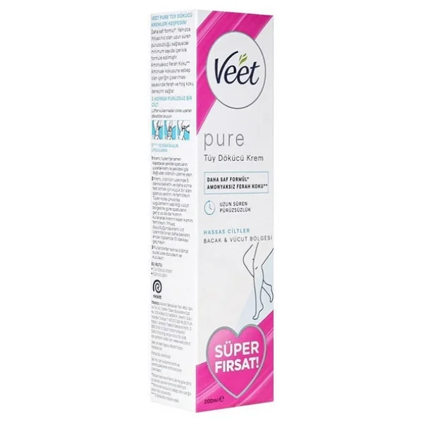 Veet Tüy Dökücü Krem Hassas Ciltler 200 Ml - Görsel 2