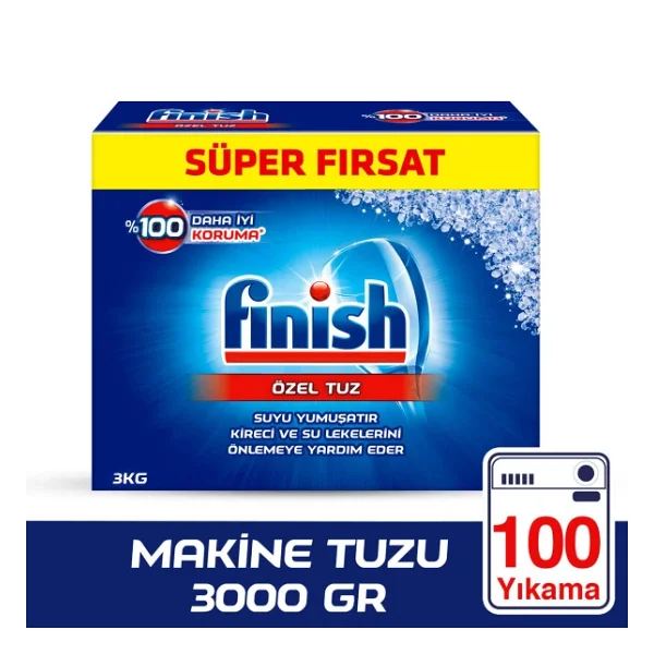 Finish Bulaşık Makinesi Tuzu 3 kg - Görsel 3