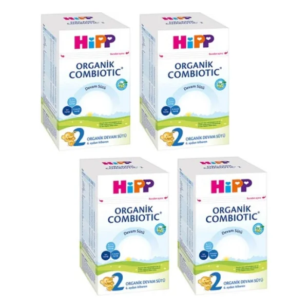 Hipp Organik Combiotic 2 Devam Sütü 800 Gr 4 Adet - Görsel 3