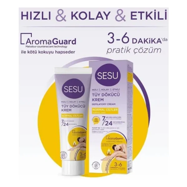 Sesu Tüy Dökücü Krem 100 Ml - Görsel 6