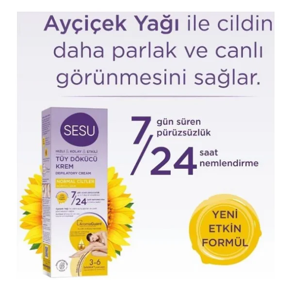 Sesu Tüy Dökücü Krem 100 Ml - Görsel 8
