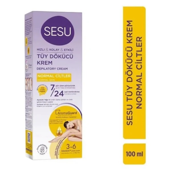 Sesu Tüy Dökücü Krem 100 Ml - Görsel 9