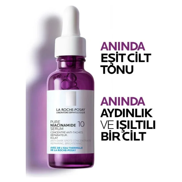 La Roche-Posay Pure Niacinamide 10 Koyu Leke Karşıtı Yüz Serumu 30 Ml - Görsel 7