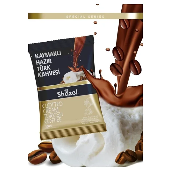 Shazel Kaymaklı Hazır Türk Kahvesi 100 Gr 10'lu - Görsel 4