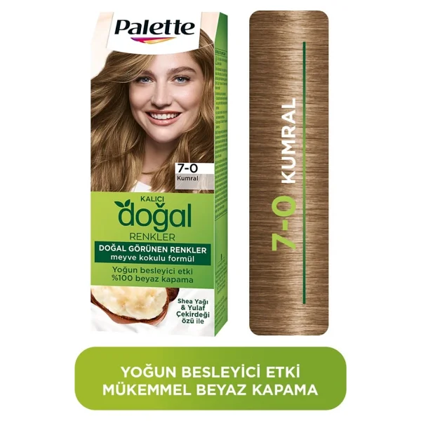 Palette Kalıcı Doğal Renkler 7.0 Kumral Saç Boyası - Görsel 3