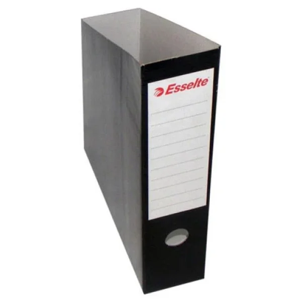 Esselte Kutu Klasor Karton Magazinlik 7.2 X 31.5 X 25 Cm Siyah (6 Li Paket) - Görsel 4