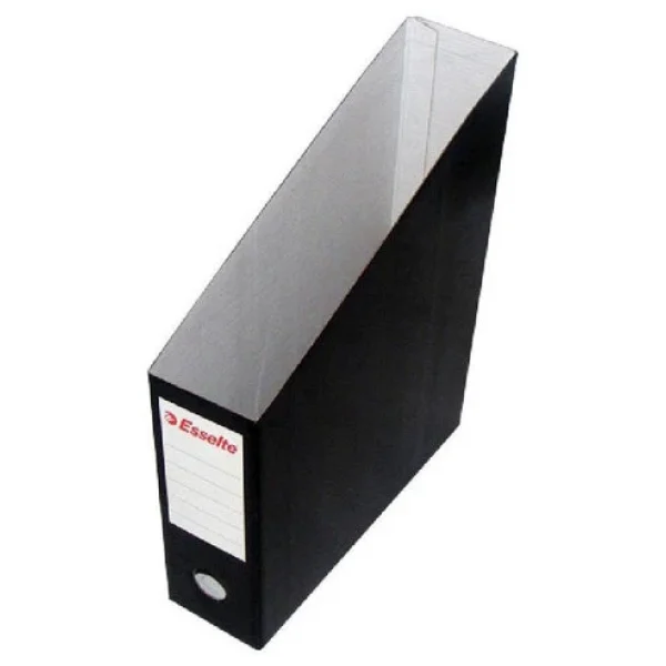 Esselte Kutu Klasor Karton Magazinlik 7.2 X 31.5 X 25 Cm Siyah (6 Li Paket) - Görsel 5