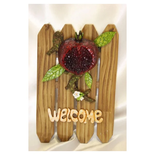 Welcome Narlı Kapı Süsü Hoşgeldiniz Kırık Nar - Görsel 7