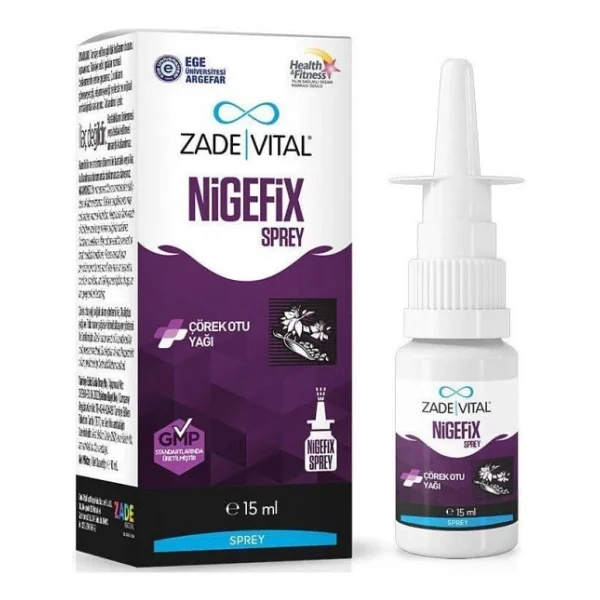 Zade Vital Nigefix Nazal Sprey 15 Ml - Görsel 3