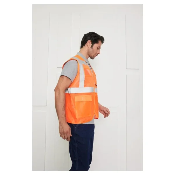 Orange Safety Mühendis Tipi Ikaz Yeleği (Turuncu) - Görsel 10