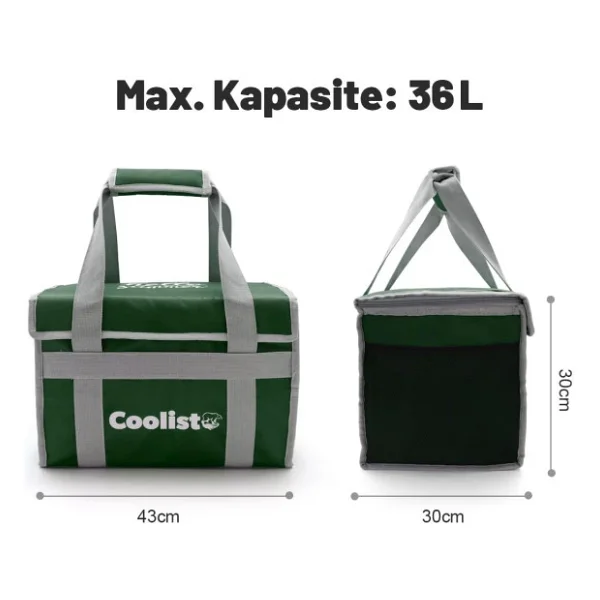 Coolist Cl36g Yeşil 36 Lt Katlanabilir Termos Çanta - Görsel 5