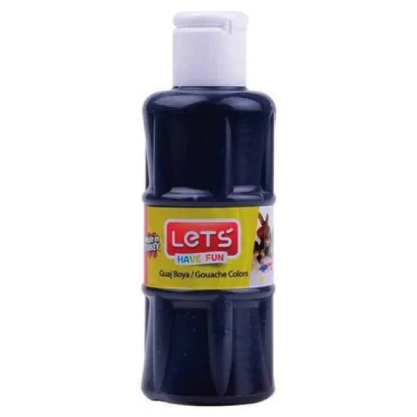 Lets 100 Ml Guaj Boya Siyah - Görsel 5
