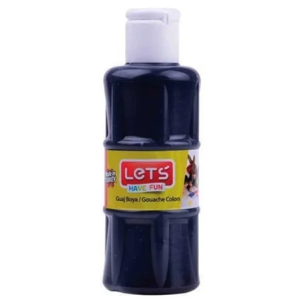 Lets 100 Ml Guaj Boya Siyah - Görsel 6