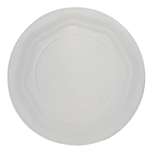 Tek Kullanimlik Plastik Tabak - 19 Cm. - 10 Adetlik 5 Paket - Görsel 4