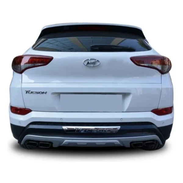 Hyundai Tucson Arka Tampon Koruması Difüzör 2015-2018 - Görsel 5