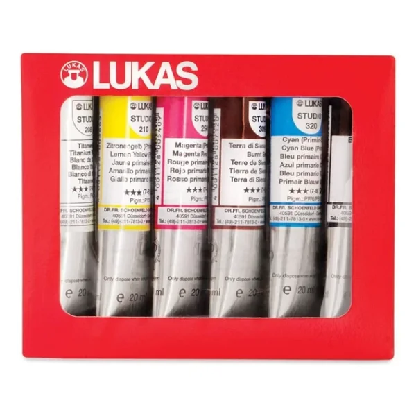 Lukas Studio 20 Ml 6'lı Yağlı Boya Seti - Görsel 4