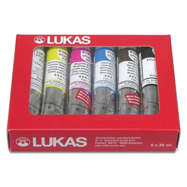 Lukas Studio 20 Ml 6'lı Yağlı Boya Seti - Görsel 5
