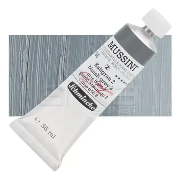 Schmincke Mussini 35 Ml 785 Bluish Grey 2 Yağlı Boya - Görsel 3
