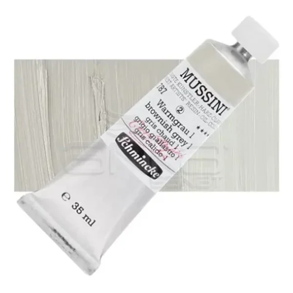 Schmincke Mussini 35 Ml 787 Brownish Grey 1 Yağlı Boya - Görsel 3