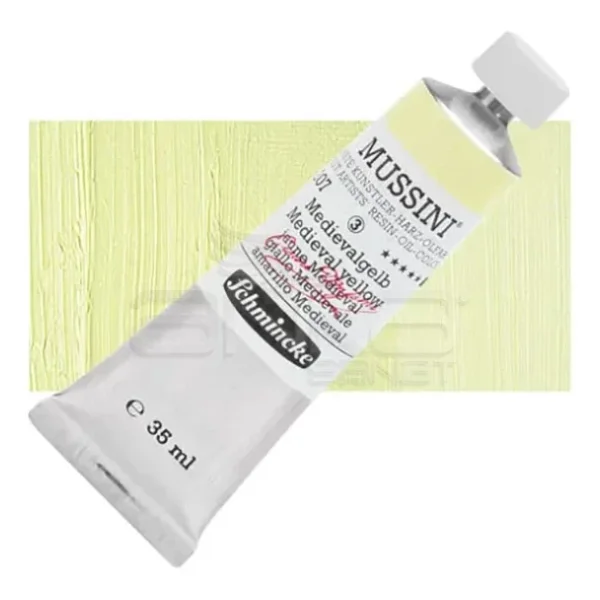 Schmincke Mussini 35 Ml 207 Medieval Yellow Yağlı Boya - Görsel 3