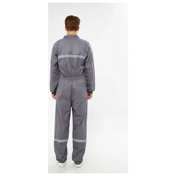 Orange Safety Gri Bütün İş Tulumu 12/16 Gabardin - Görsel 7