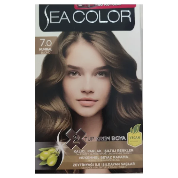 Sea Color 7.0 Kumral Saç Boyası - Görsel 7