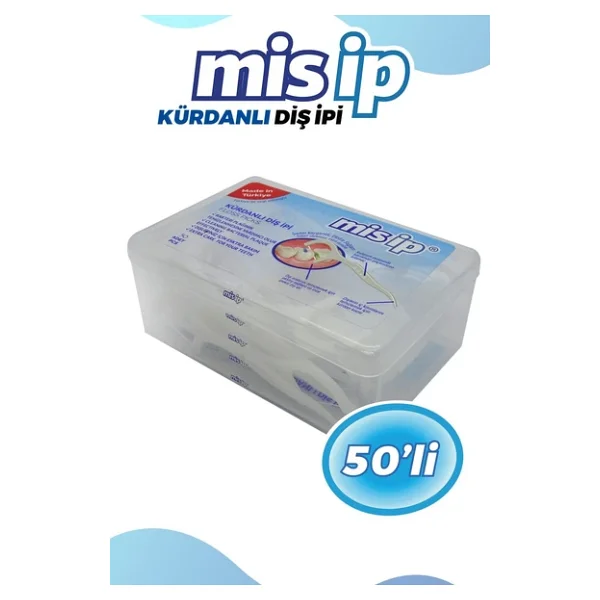 Misip 50'li Kürdanlı Diş İpi - Görsel 6