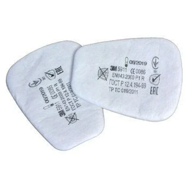 3m 5911 P1 Toz Ve Sis Maske Filtresi Pedi - 15 Adet - Görsel 4