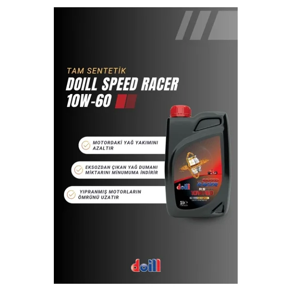 Doill Speed Racer 10w-60 A3/B4 1 Lt Motor Yağı - Görsel 5