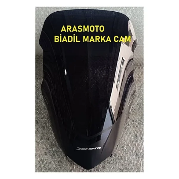 Bajaj Dominar 250 -400 Füme Ön Cam Siperlik ,Biadil Marka Tur Camı 42 Cm 2017-2024 Arasmoto - Görsel 2