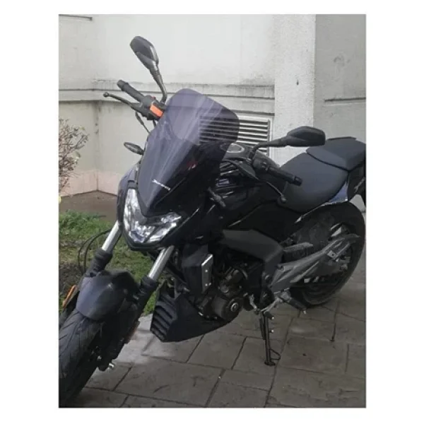 Bajaj Dominar 250 -400 Füme Ön Cam Siperlik ,Biadil Marka Tur Camı 42 Cm 2017-2024 Arasmoto - Görsel 3