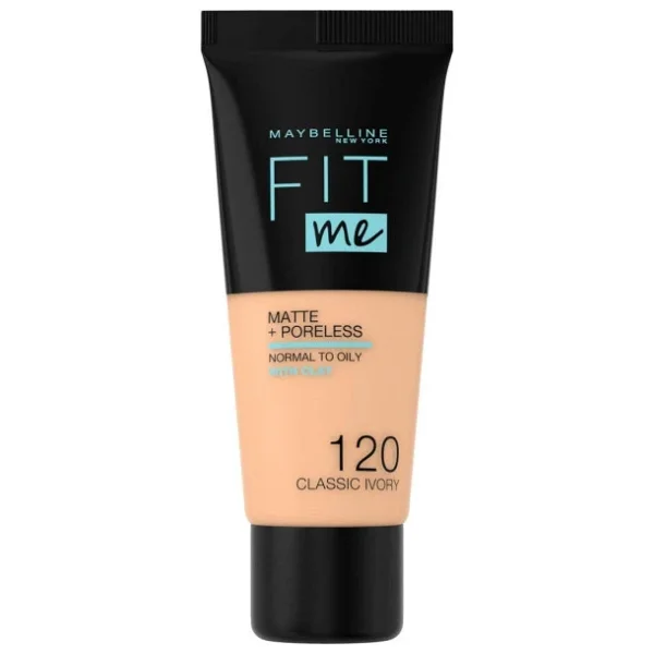Maybelline Fit Me Matte + Poreless 120 Classic Ivory 30 Ml Likit Fondöten - Görsel 5