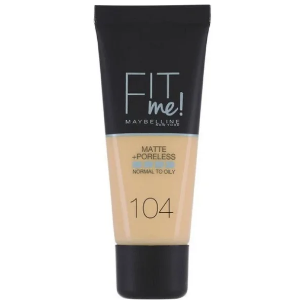 Maybelline Fit Me Matte + Poreless 104 Soft Ivory 30 Ml Likit Fondöten - Görsel 4