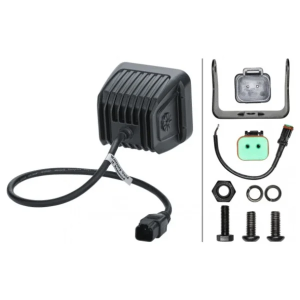 Hella Off-Road LED Lamba 12v-24v 81mm Hareketli Montaj 1fa358176-821 - Görsel 2