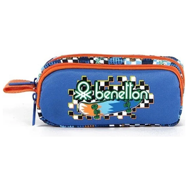 Benetton 03696 Kaykay Desenli 2 Bölmeli Kalemlik - Görsel 3