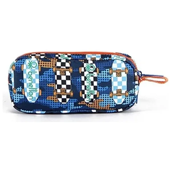 Benetton 03696 Kaykay Desenli 2 Bölmeli Kalemlik - Görsel 6