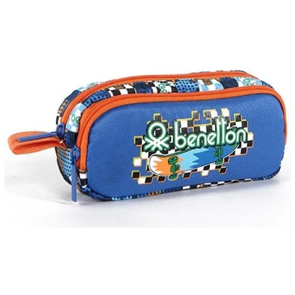 Benetton 03696 Kaykay Desenli 2 Bölmeli Kalemlik - Görsel 4